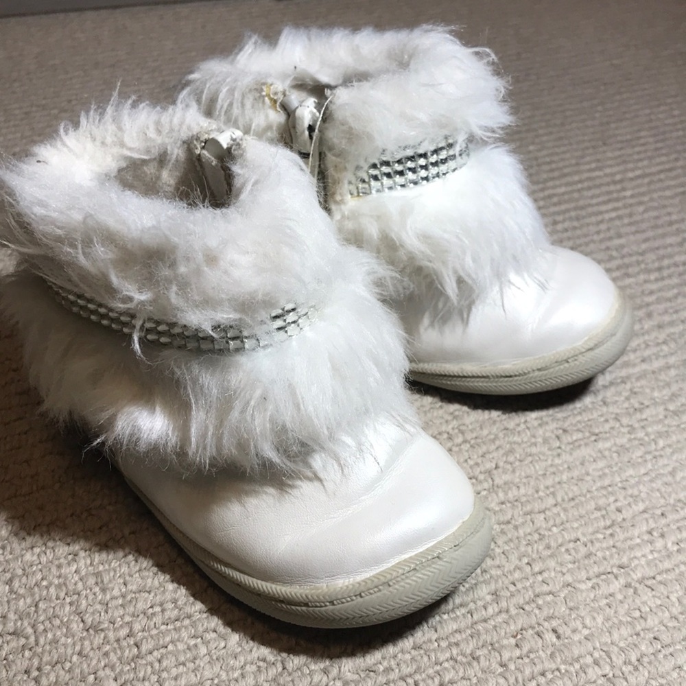 Faux Fur Baby Boots